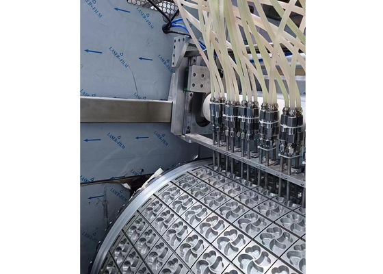 스테인리스 스틸 디자인으로 고급 세탁 패드 / 캡슐 제조 기계